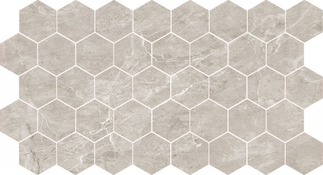 Caramelle Nuvola grigio Полированная мозаика гексагон