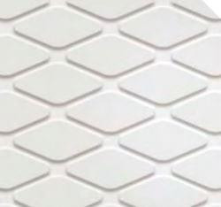 Атлас Конкорд 3D White Rhombus Matt/3Д Вайт Ромбус Матт
